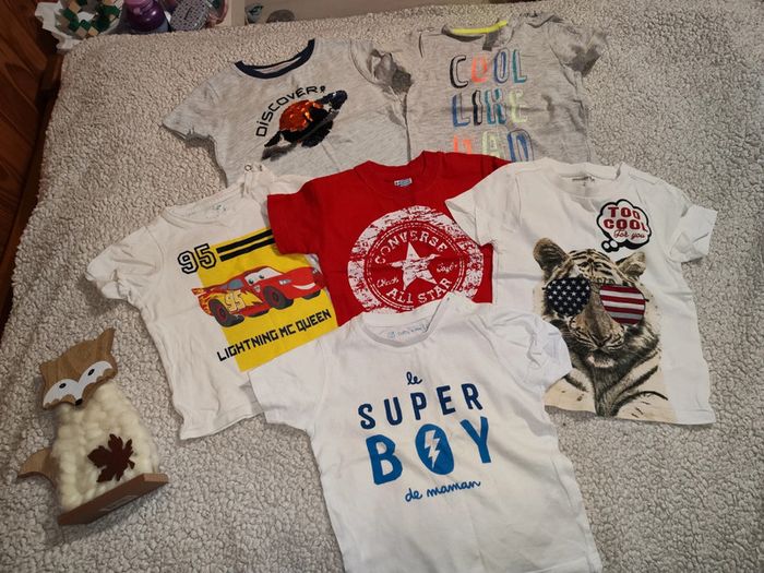 Lot de 6 tee shirt 2 ans