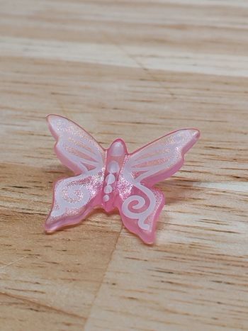 Playmobil animaux 1 papillon rose