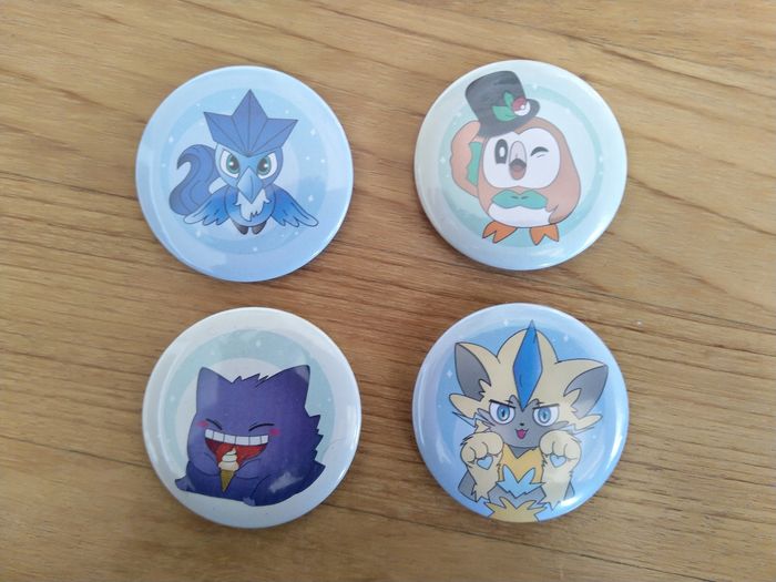 Lots Badges pokémon