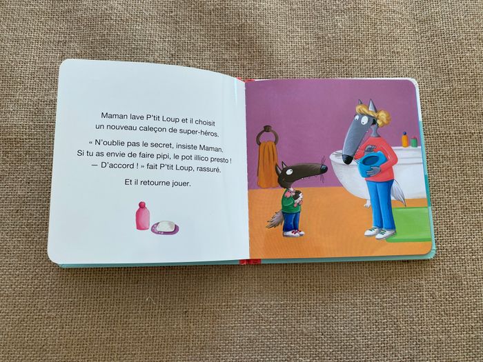 Livre p'tit loup ne met plus de couches Auzou - photo numéro 5