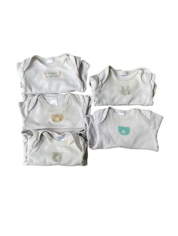 Lot de 5 body Baby Club 3 mois
