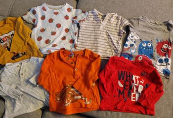 Lot t-shirts bébé 18m