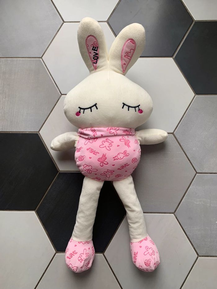 Peluche lapin lumineux - photo numéro 2
