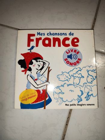 Livre sonore mes chansons de France