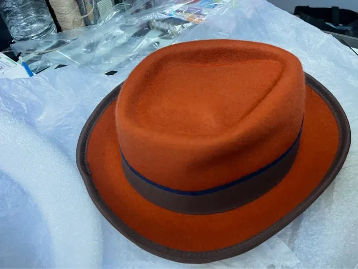 chapeau Bruno-orange-chapeau porcin dasmarca - photo numéro 2
