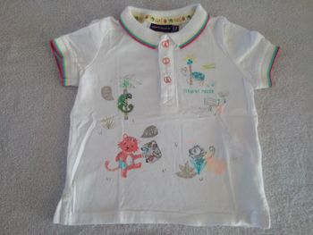 Polo Sergent Major 9-12 mois (réf perso M23)(familleac72)