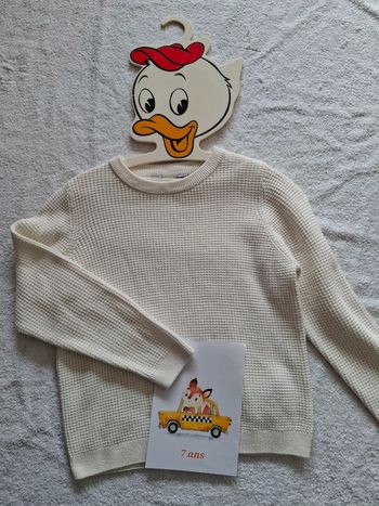 👦 6/7 ans pull crème uni - primark