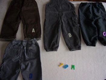 Lot de 3 pantalons + salopette - HIVER 18 mois