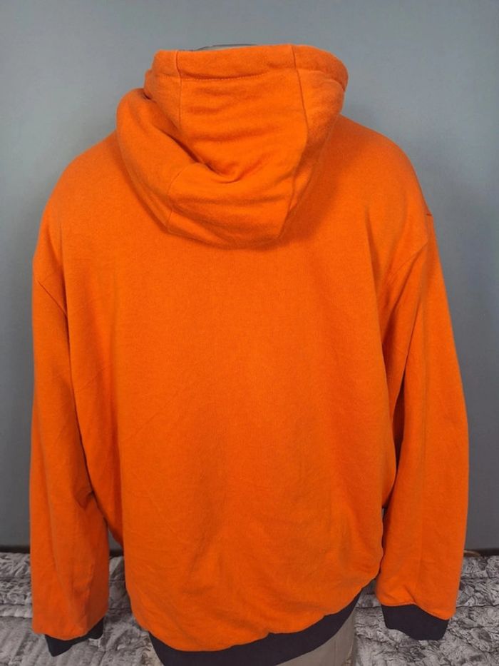Veste épaisse a capuche NFL réversible homme / orange et bleu taille 2XL floqué (248) - photo numéro 14