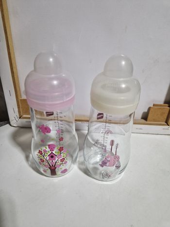 Biberons Mam en verre 260ml