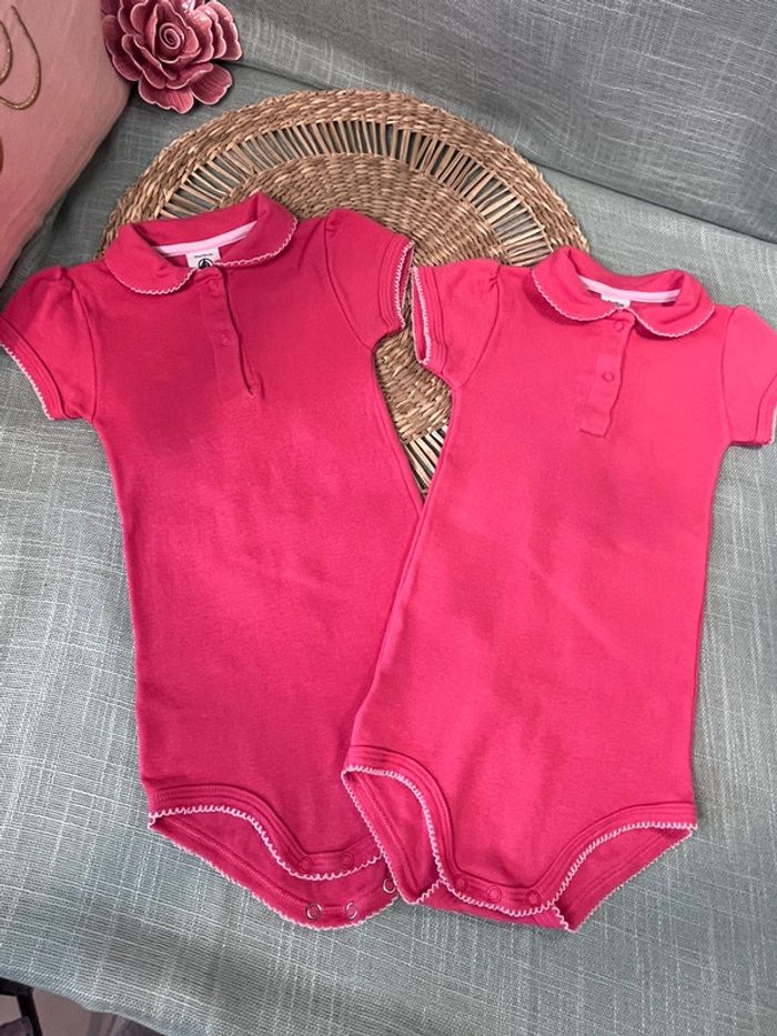 Lot 2 bodies a col 18 mois petit bateau