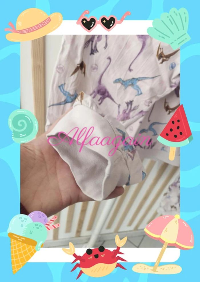 Pyjama Jurassic park rose 9/10ans - photo numéro 10