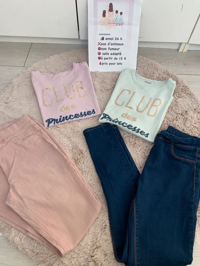 2 Ensembles vert baudet 14 ans