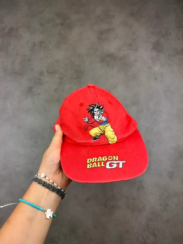 Casquette Vintage Dragon Ball GT Rare Rouge
