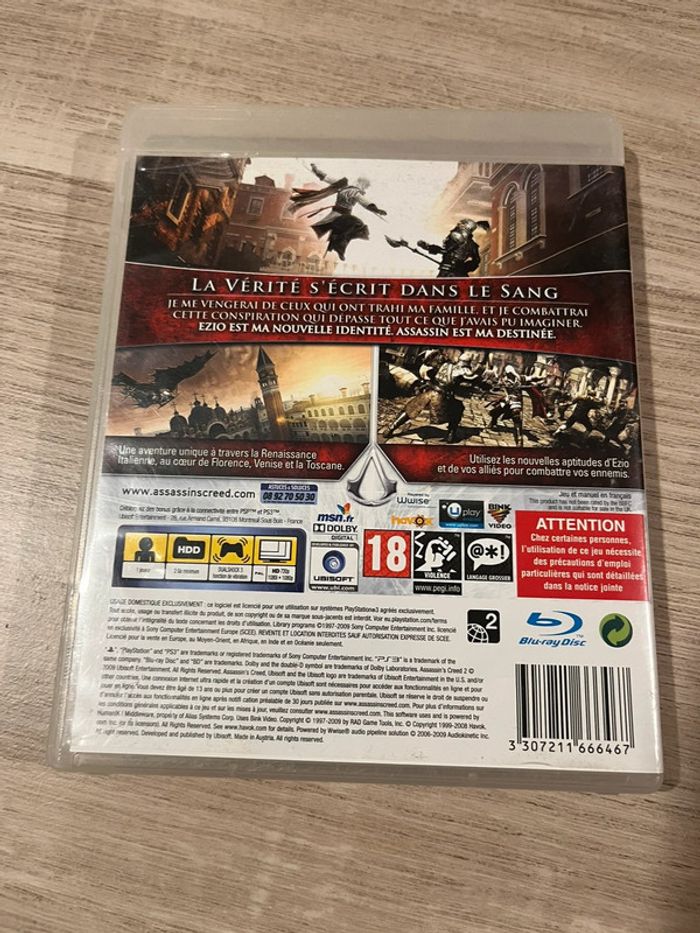 Assassin screed II. PS3 - photo numéro 2