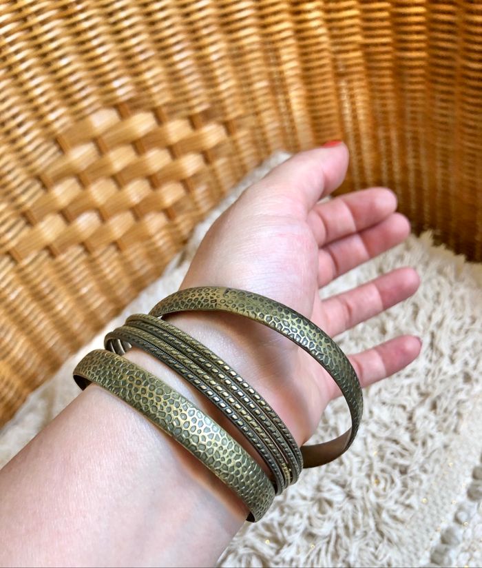 💜 Lot bracelet en métal doré 💜 - photo numéro 6
