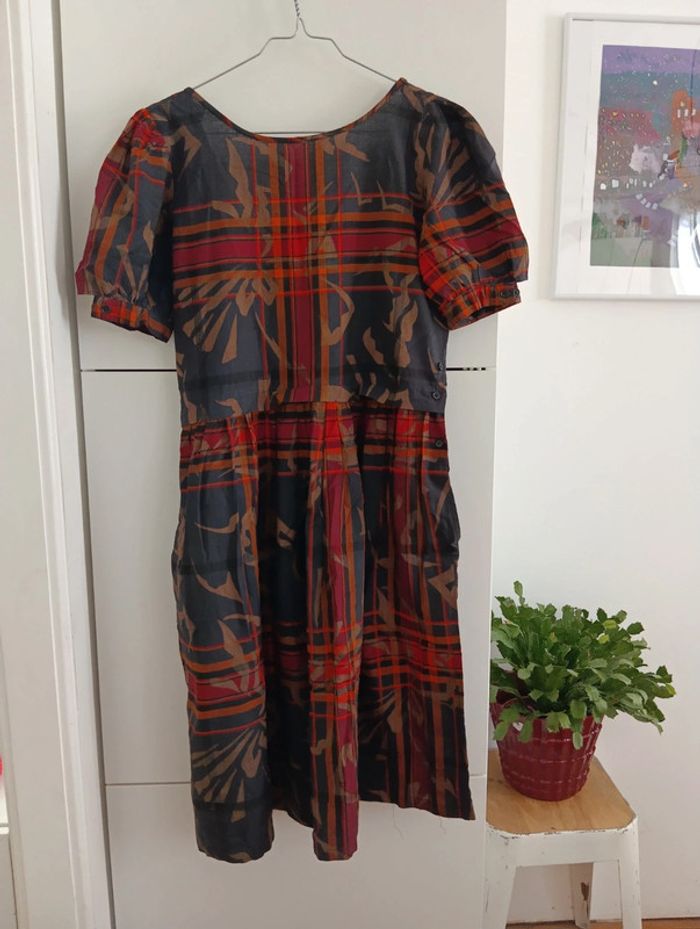 Robe vintage en coton léger de la marque René Derhy. - photo numéro 7