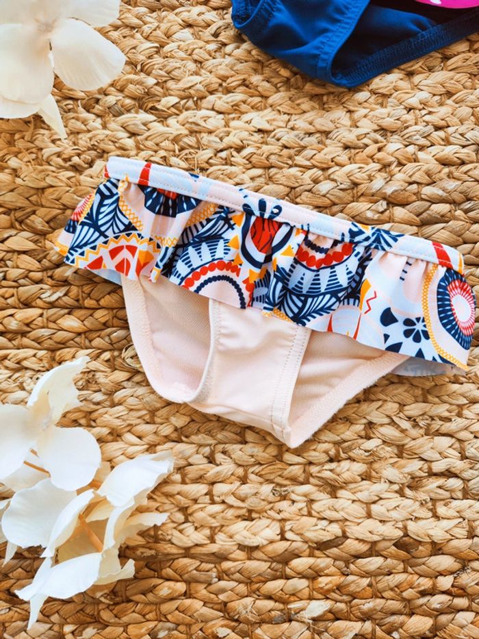 Lot de deux maillots de bain culotte fille 12 et 18 mois - photo numéro 3