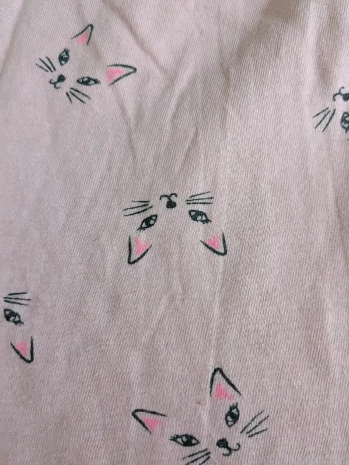 Pyjama fille 7/8 ans chat - photo numéro 5