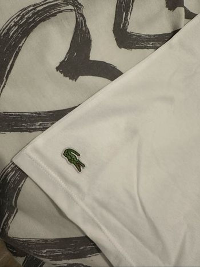 Tshirt Lacoste blanc - photo numéro 4