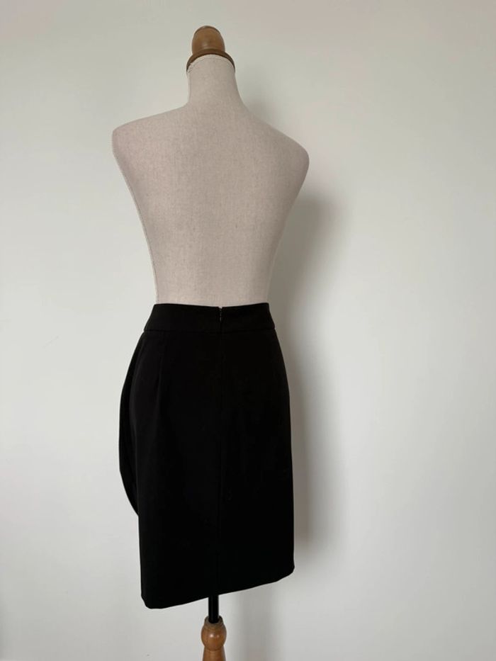Jupe influx volant Saia rock Skirt falda Gonna Rok noir dress été donna femme woman 40 L mujer dress - photo numéro 4