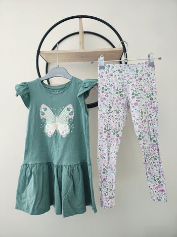 7 ans ensemble c&a robe été et legging 