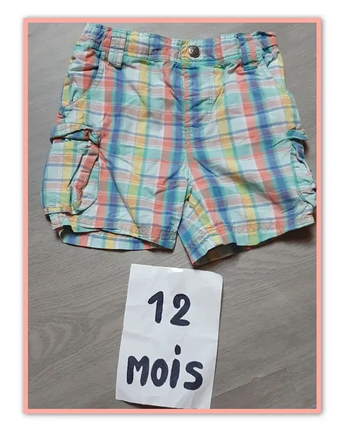 Short fin bébé garçon 12mois