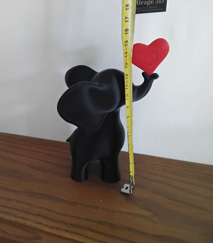 Décoration Éléphant love - photo numéro 3