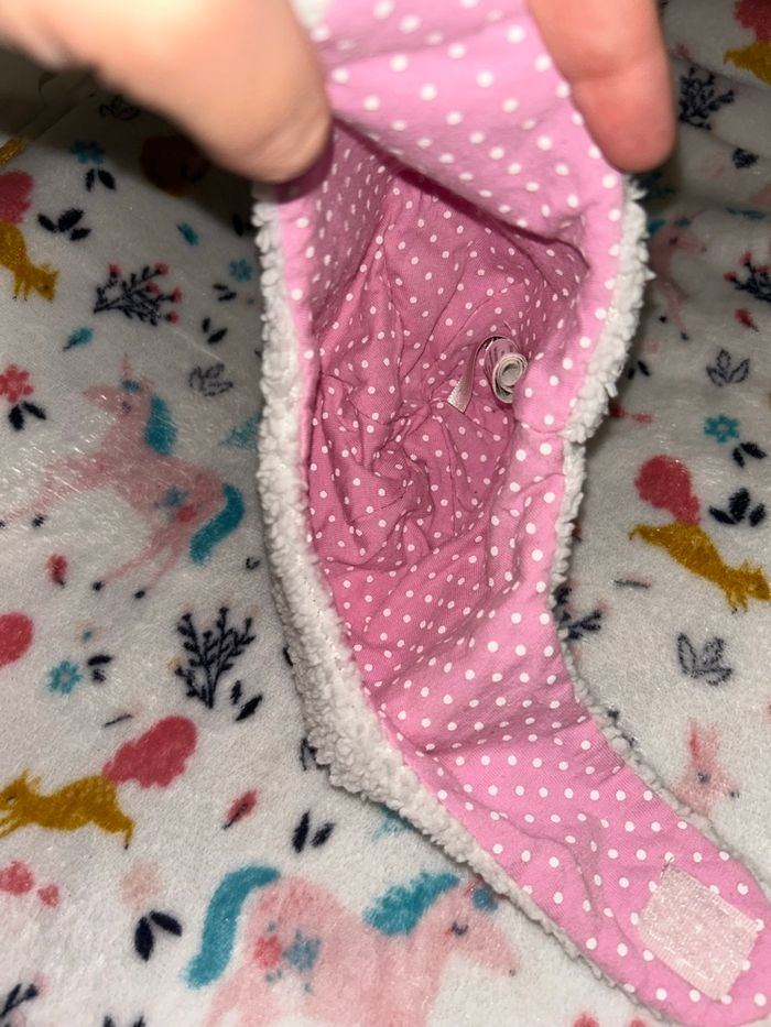 Bonnet chat blanc et rose - 38cm - orchestra - photo numéro 3