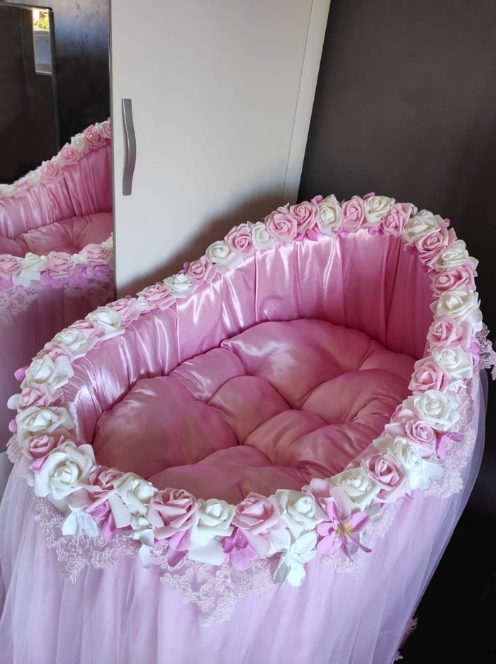 Lit berceau fantaisie artisanal - photo numéro 3