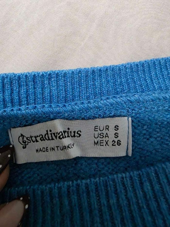 Pull bleu Stradivarius - photo numéro 4