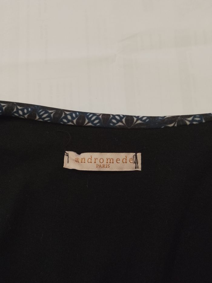 Robe décolletée bleu marine toutes saisons femme '' Andromède '' - photo numéro 2