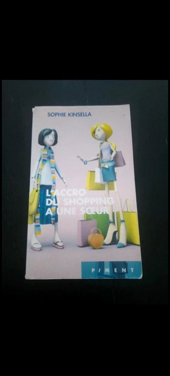 Livre "l'accro du shopping à une sœur"