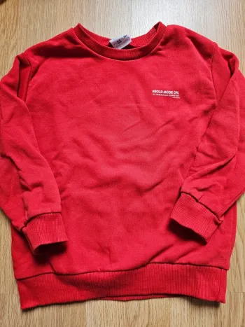Pull zara 3-4 an rouge