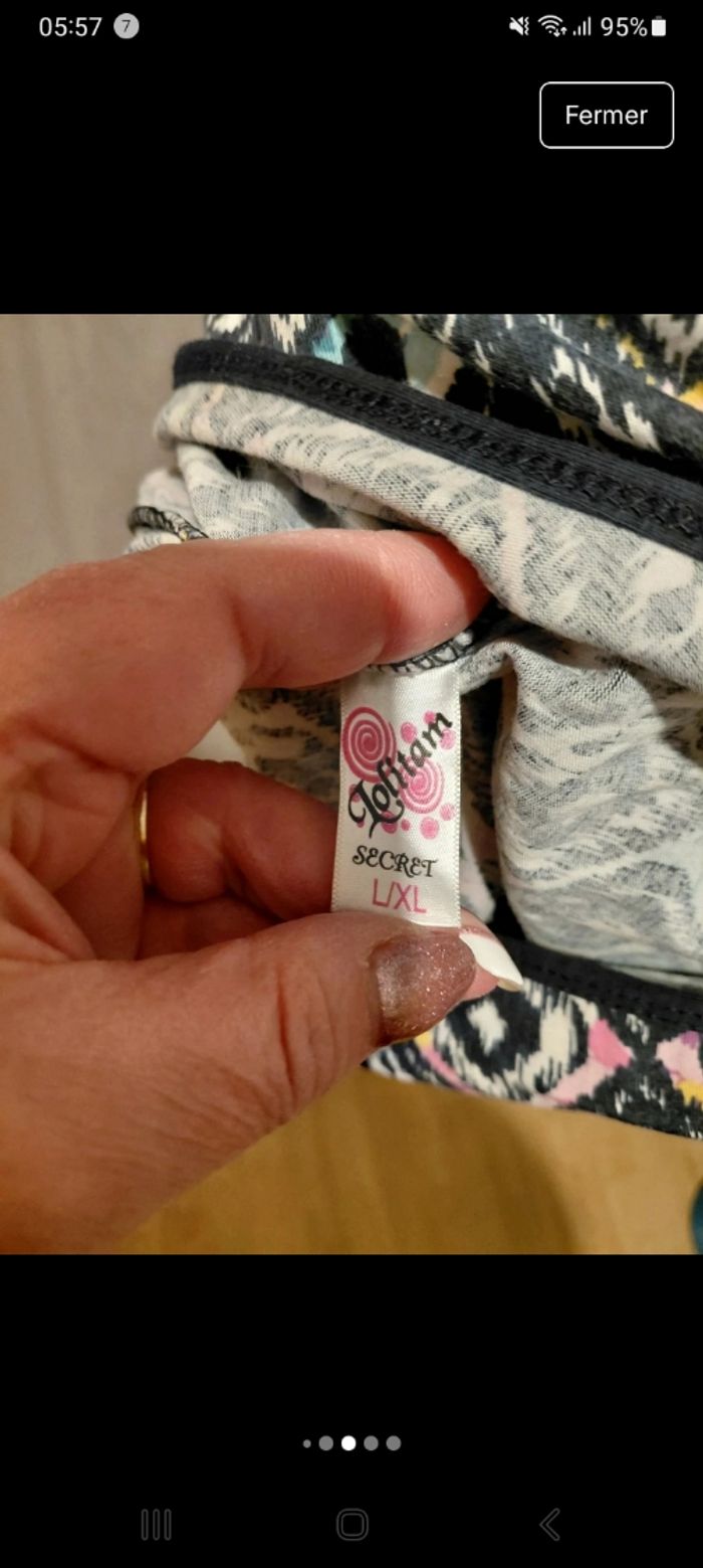 Très jolie robe courte devant longue derrière femme T L/Xl - photo numéro 7