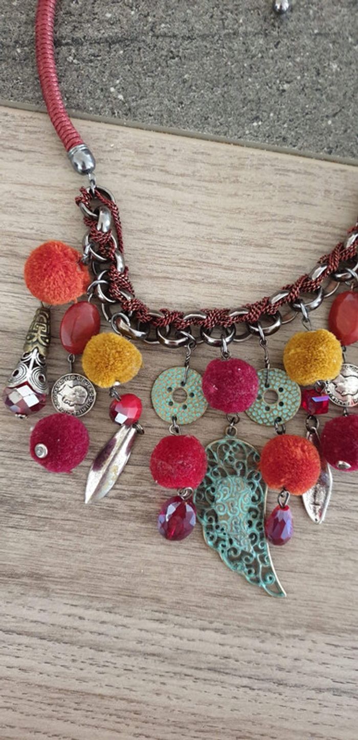 Collier couleurs automnales - photo numéro 2