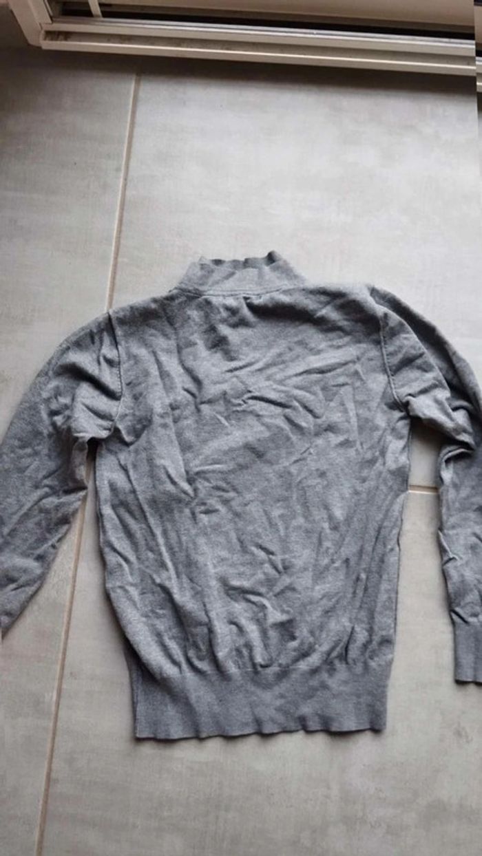 Pull gris homme taille m - photo numéro 5