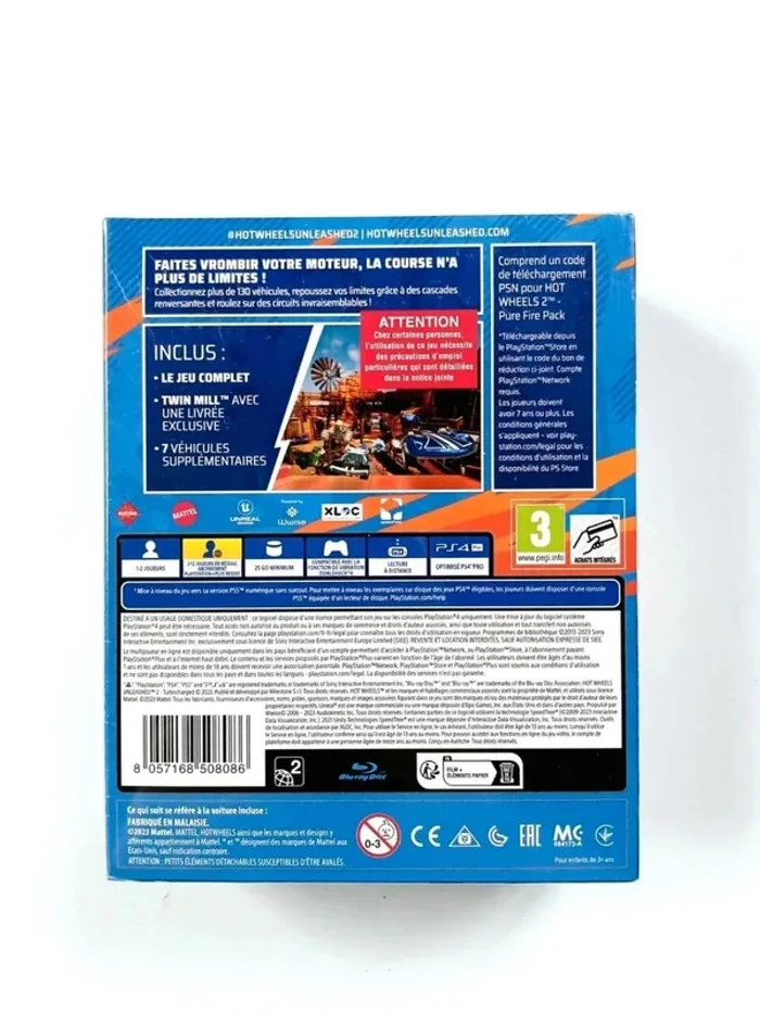 Hot Wheels Unleashed 2 Turbocharged Pure Fire Ps4 - photo numéro 2