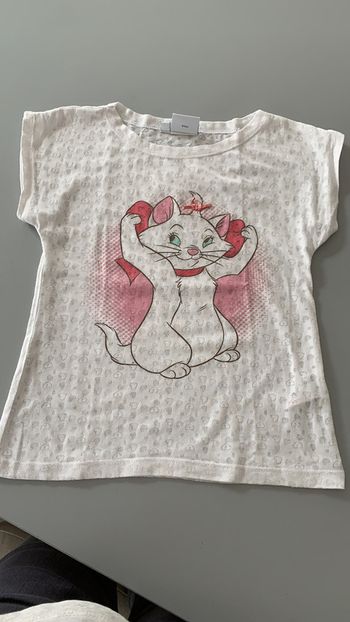 Tee-shirts chat Marie Disney 6 ans