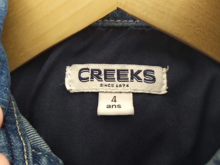 Veste Jean avec broderies Creeks - photo numéro 5