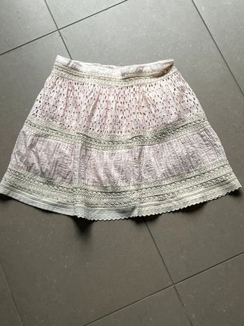 Jupe rose dentelle Zara S
