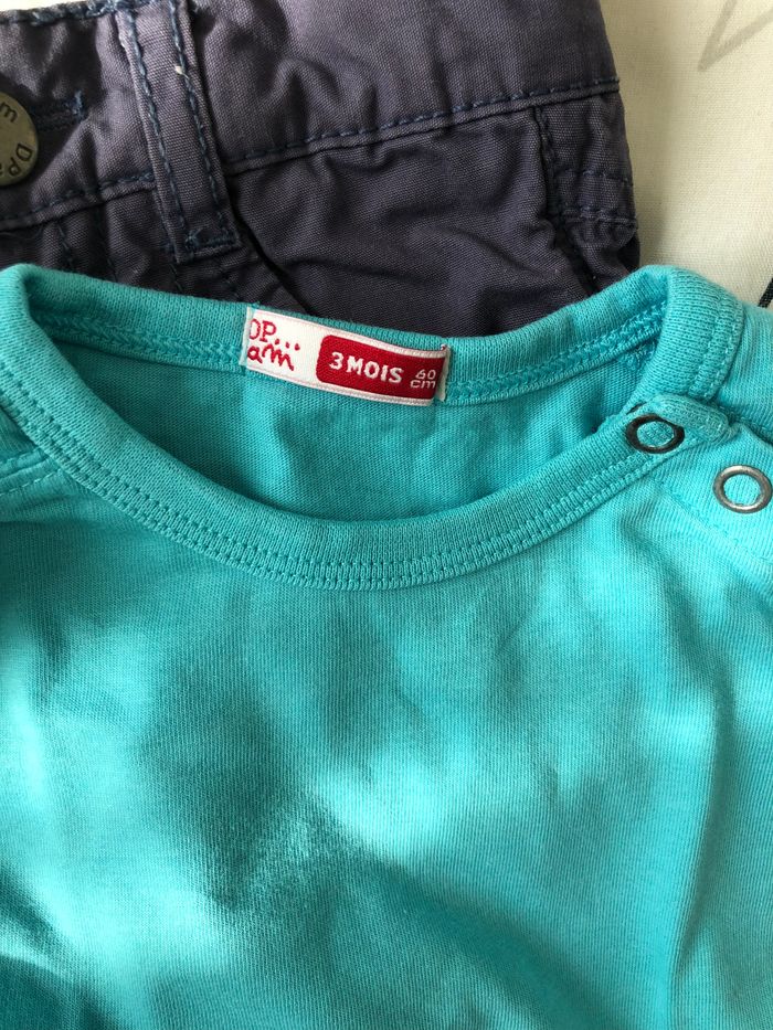 Ensemble bleu 3 mois dpam - photo numéro 3
