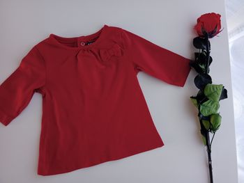 T-shirt rouge 3 mois