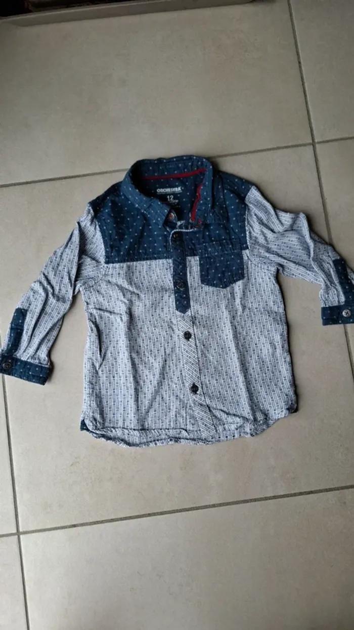 Ensemble pantalon/chemise 12 mois - photo numéro 5