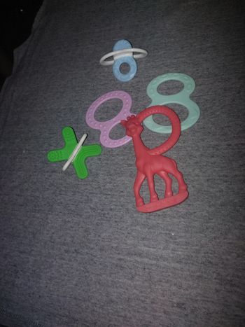 Lot jouet de dentition 5 pièces