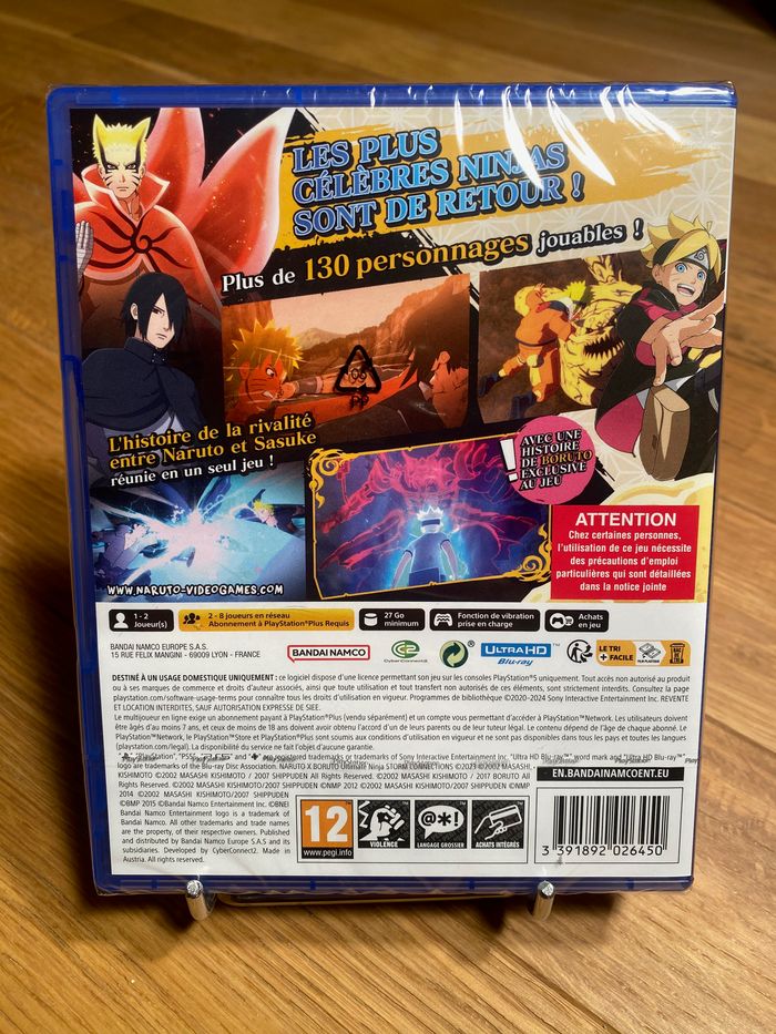 Naruto x boruto ultimate ninja storm connections - PS5 - jeu neuf sous blister - photo numéro 2