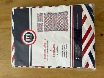 Ensemble housse de couette et 2 oreillers - Merinos