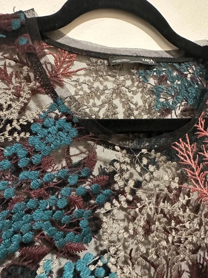 Camiseta Bordada Zara - photo numéro 2