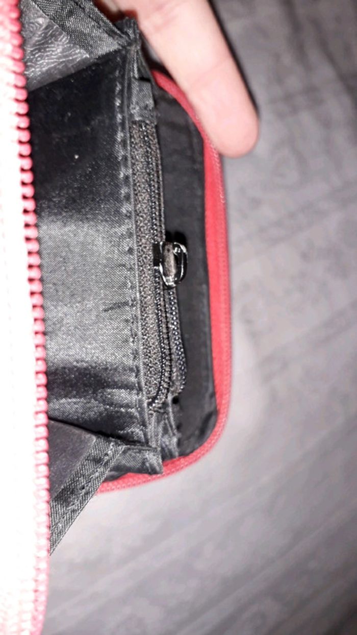 Porte feuille rouge converse - photo numéro 5