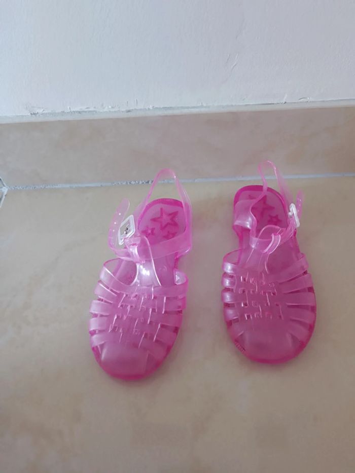 Méduse sandales de plage rose 25 - photo numéro 2